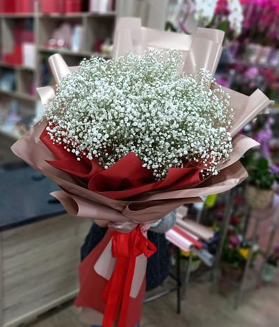 Букет цветов из: Гипсофила в Ясные Зори