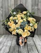 Букет цветов из:  Розы и Лизиантусы в Ясные Зори