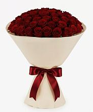 Букет 101 Бордовая роза Блэк Бакарра в Ясные Зори