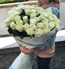 Букет 35 Белых роз #REPLACE_PRED# Ясные Зори