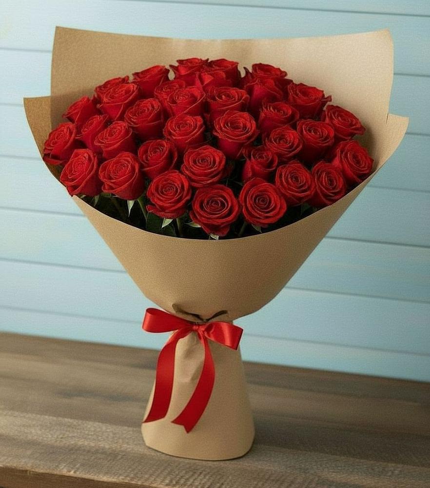 Букет Красные розы Милано в Ясные Зори