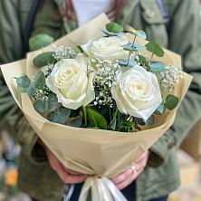 Букет Нежные грёзы в Ясные Зори Букет цветов из: Розы в Ясные Зори
