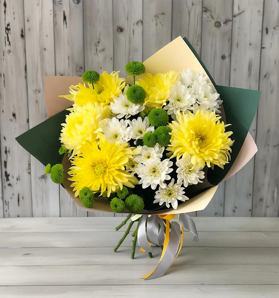 Букет цветов из: Хризантемы в Ясные Зори