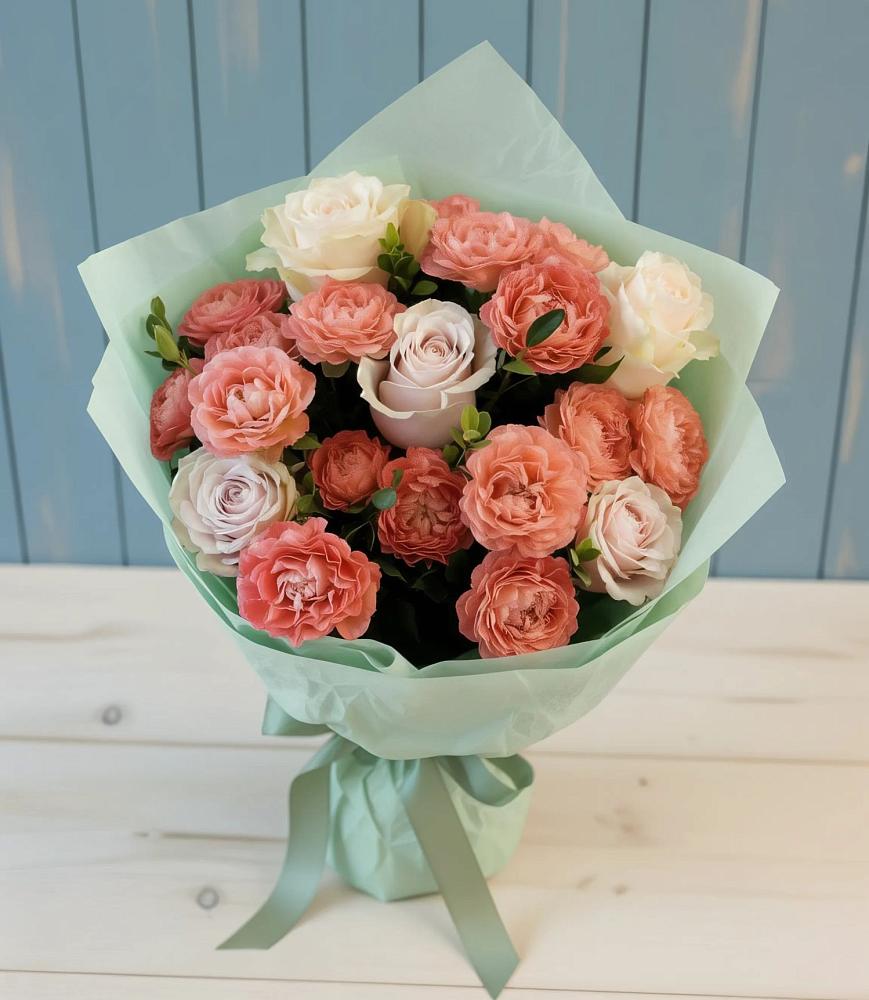 Букет цветов из: Розы в Ясные Зори