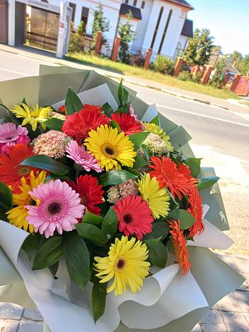 Букет цветов из: Герберы в Ясные Зори